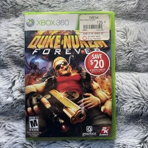 Xbox 360 Duke Nukem‎ Forever Game Complete w Manual Disc Case Classic Retro FPS